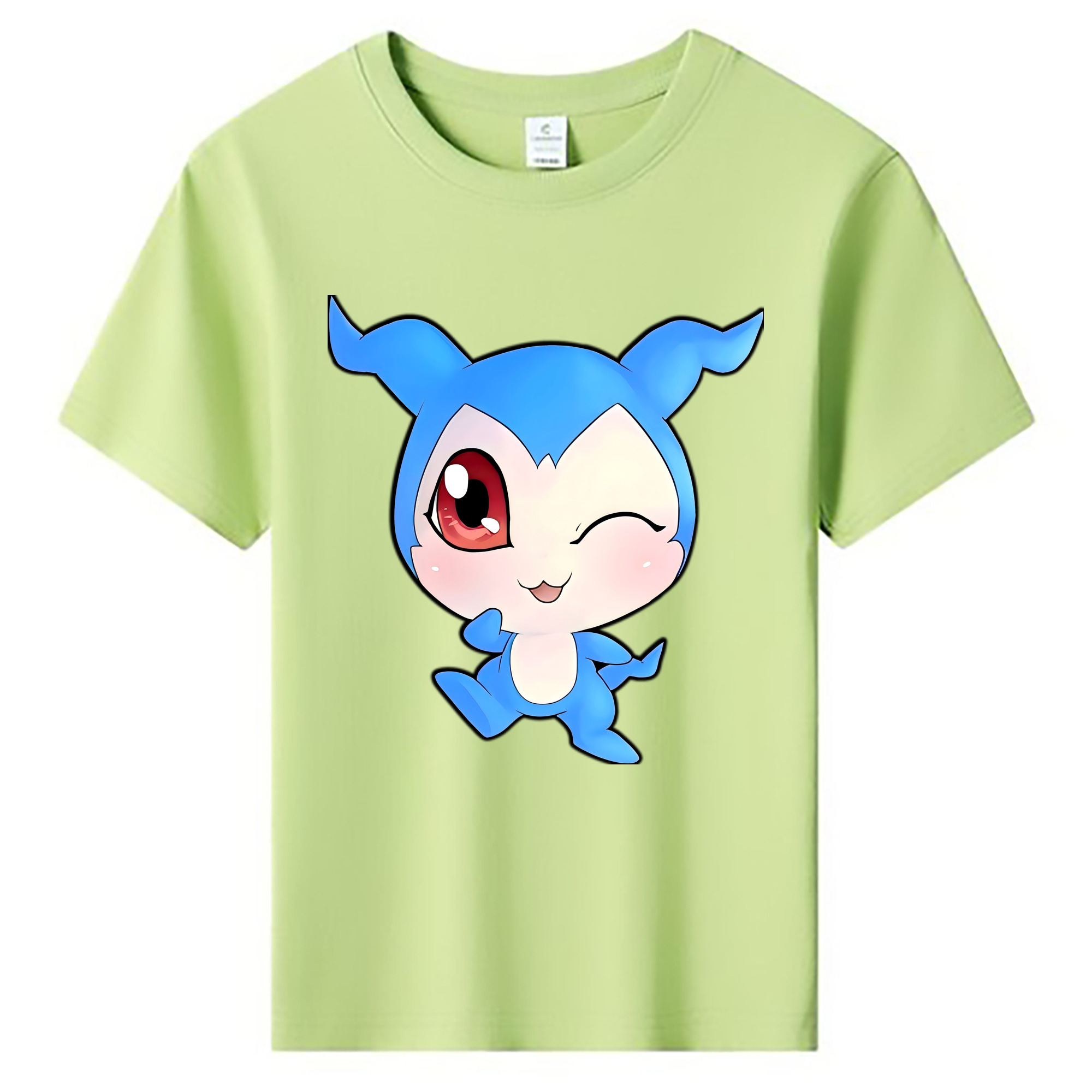 （画像用） Digimon デジタルモンスター/デジモン 綿100％キッズTシャツ（フロントプリント）